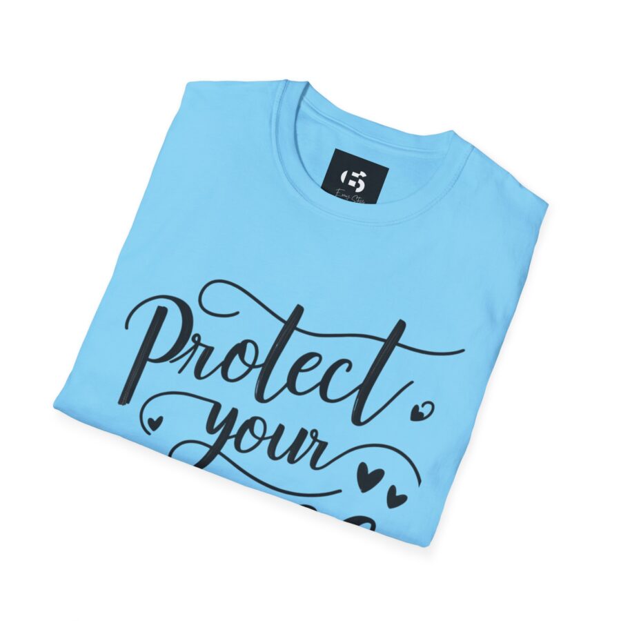 Protect Your Peace Unisex Softstyle T-Shirt - Comfortable Inspirational Tee for Mindfulness and Self-Care - Image 21