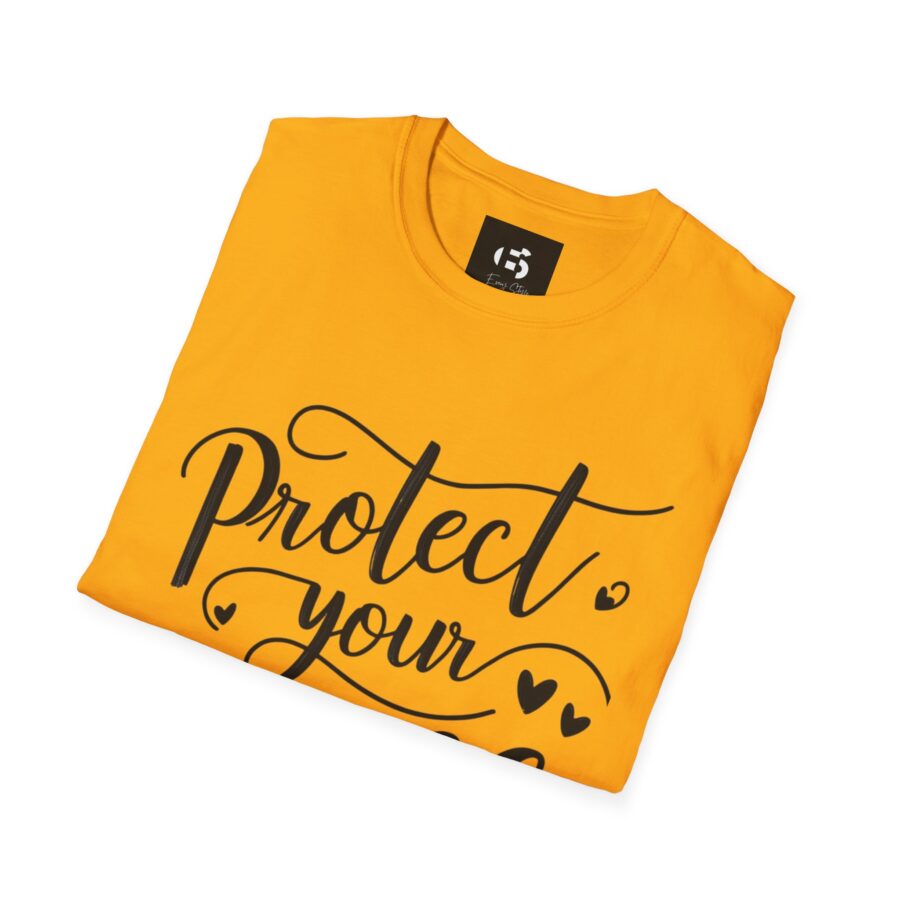 Protect Your Peace Unisex Softstyle T-Shirt - Comfortable Inspirational Tee for Mindfulness and Self-Care - Image 8