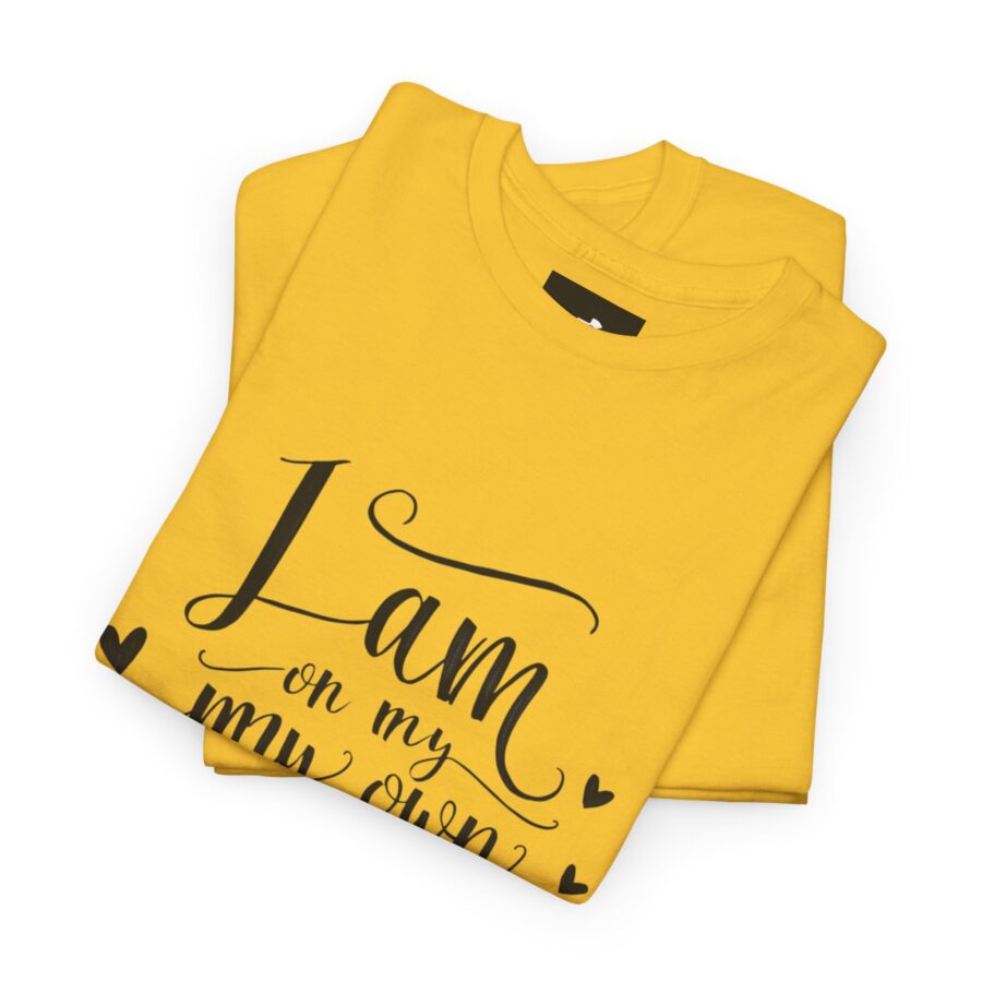 Inspirational Unisex Heavy Cotton Tee - 'I am on my own path' - Image 12