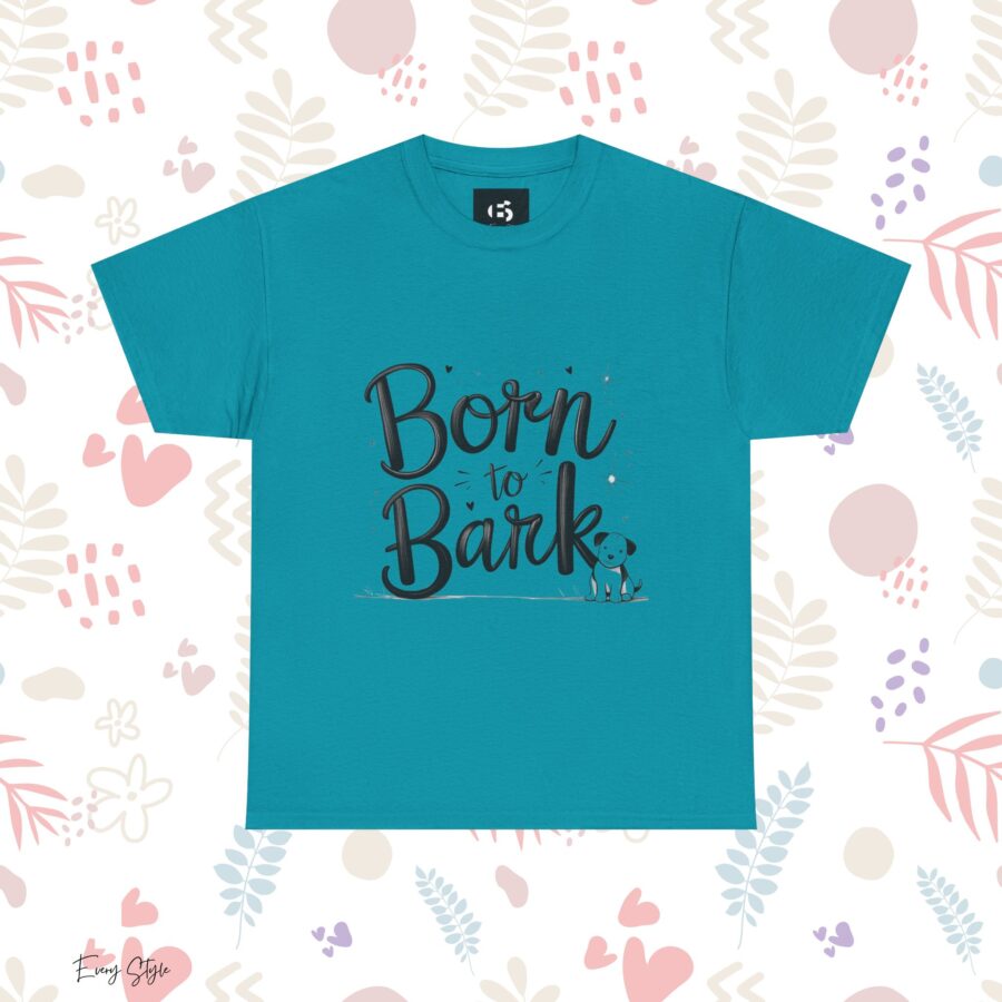 Born to Bark Unisex Heavy Cotton Tee - Perfect for Dog Lovers - Image 17