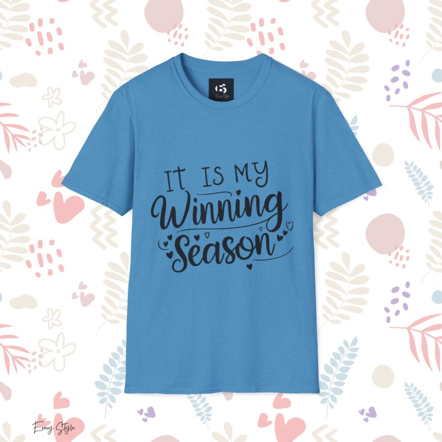 "It Is My Winning Season" Unisex Softstyle T-Shirt - Celebrate Your Victories!