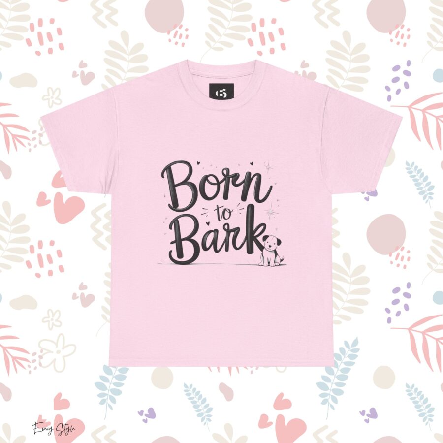 Born to Bark Unisex Heavy Cotton Tee - Perfect for Dog Lovers - Image 24