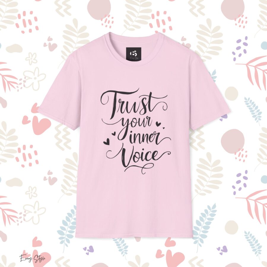 Trust Your Inner Voice Unisex Softstyle T-Shirt - Inspirational Graphic Tee - Image 22