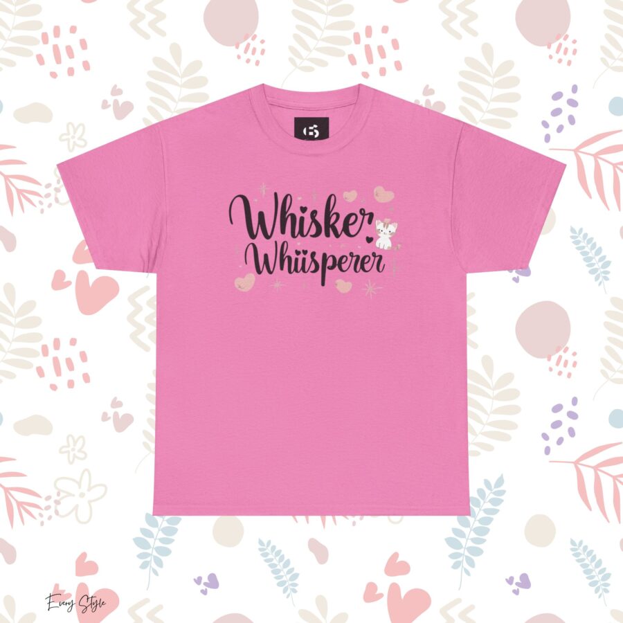 Whisker Whisperer Unisex Heavy Cotton Tee - Perfect for Cat Lovers - Image 25