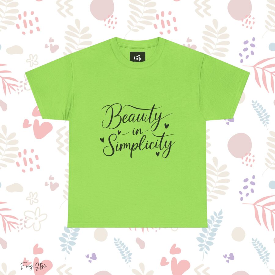 Beauty in Simplicity Unisex Heavy Cotton Tee - Image 12