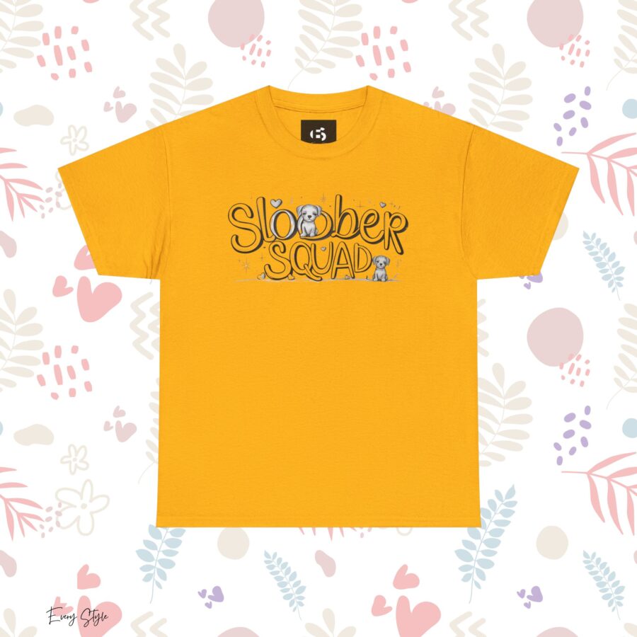 Slobber Squad Unisex Heavy Cotton Tee - Fun Pet Lovers T-Shirt