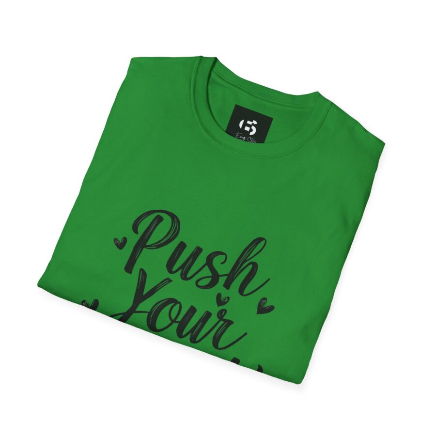 Motivational Unisex Softstyle T-Shirt - 'Push Your Limit' - Inspirational Apparel for Fitness and Self-Improvement - Image 16