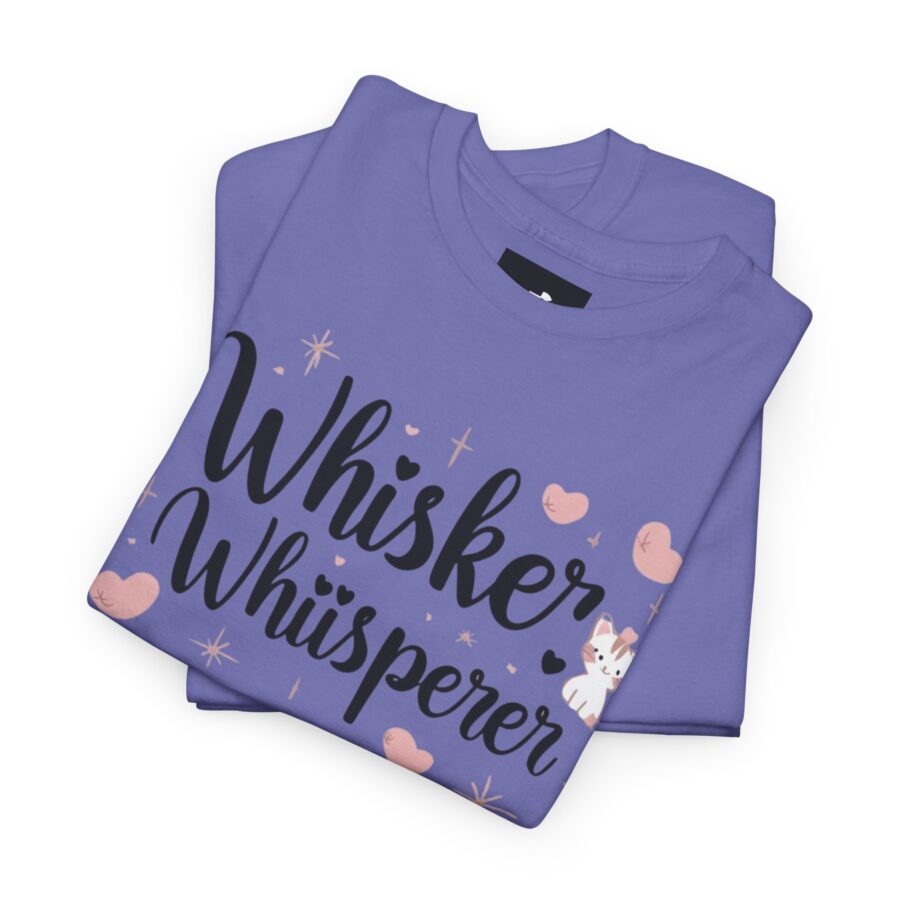 Whisker Whisperer Unisex Heavy Cotton Tee - Perfect for Cat Lovers - Image 22