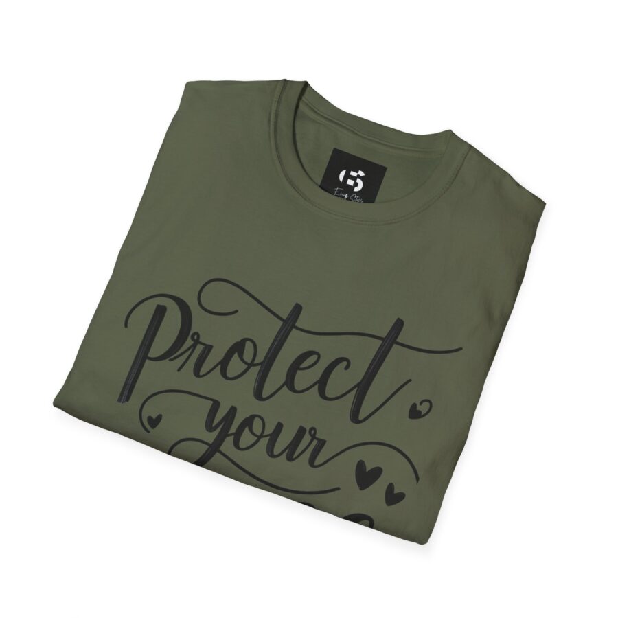 Protect Your Peace Unisex Softstyle T-Shirt - Comfortable Inspirational Tee for Mindfulness and Self-Care - Image 12