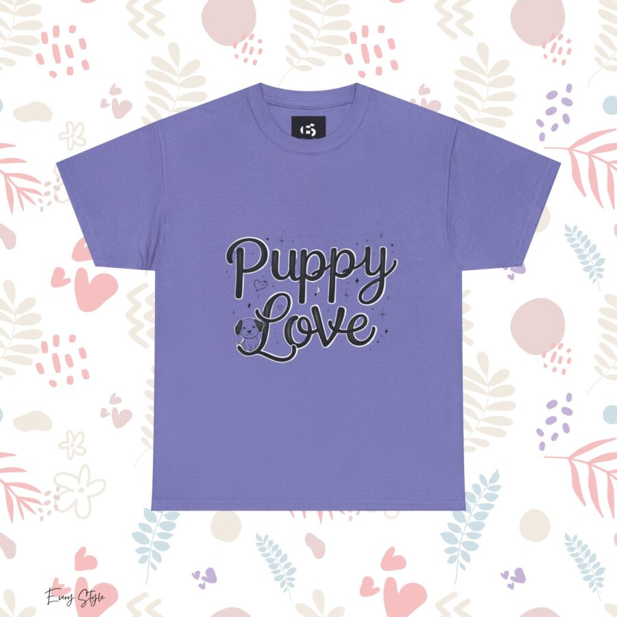 Puppy Love Unisex Heavy Cotton Tee - Perfect for Dog Lovers - Image 19