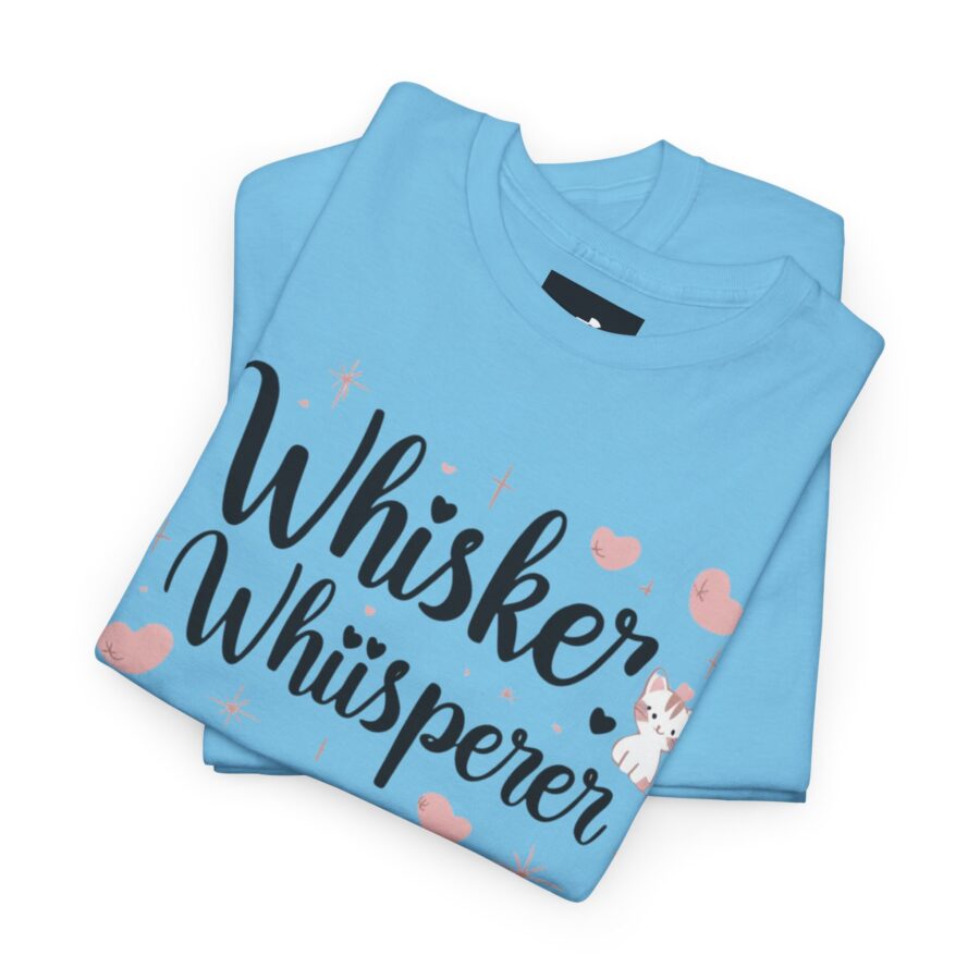 Whisker Whisperer Unisex Heavy Cotton Tee - Perfect for Cat Lovers - Image 18