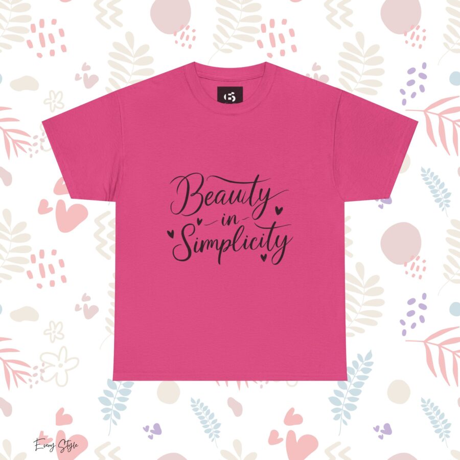 Beauty in Simplicity Unisex Heavy Cotton Tee - Image 24