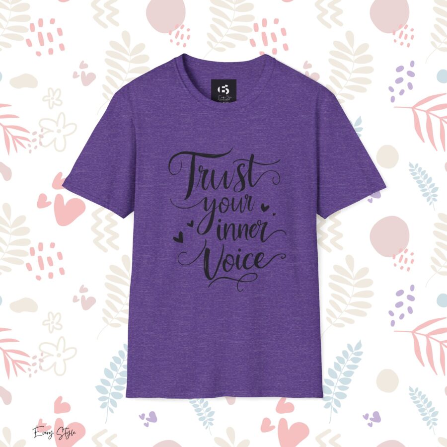 Trust Your Inner Voice Unisex Softstyle T-Shirt - Inspirational Graphic Tee - Image 20