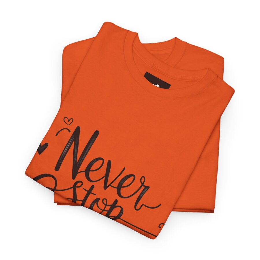 Never Stop Growing Unisex Heavy Cotton Tee - Inspirational & Motivational T-Shirt - Image 11