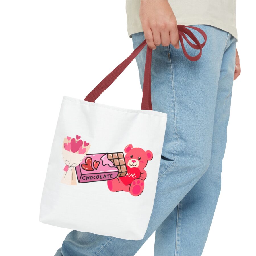 Chocolate - valentine day- Tote Bag - Image 4