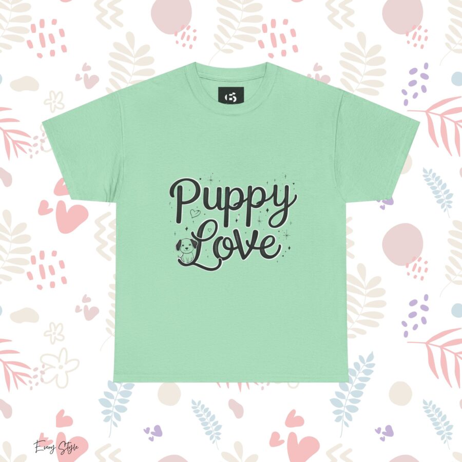 Puppy Love Unisex Heavy Cotton Tee - Perfect for Dog Lovers - Image 13