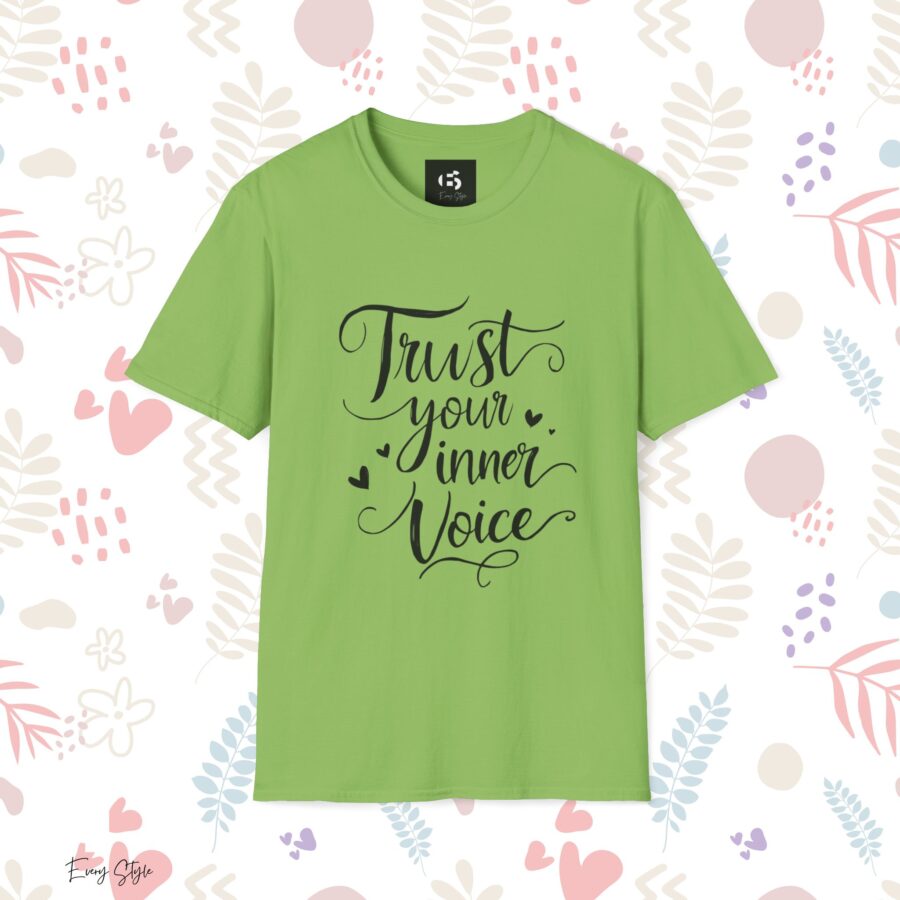 Trust Your Inner Voice Unisex Softstyle T-Shirt - Inspirational Graphic Tee - Image 12