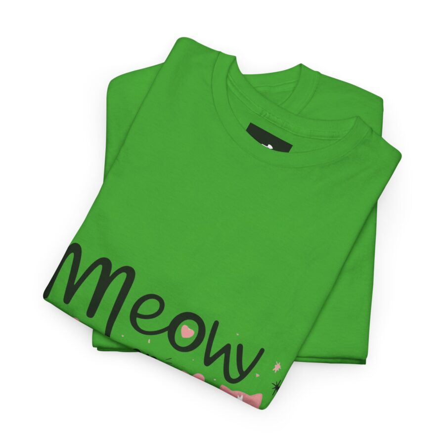 Meow or Never Unisex Heavy Cotton Tee - Image 19