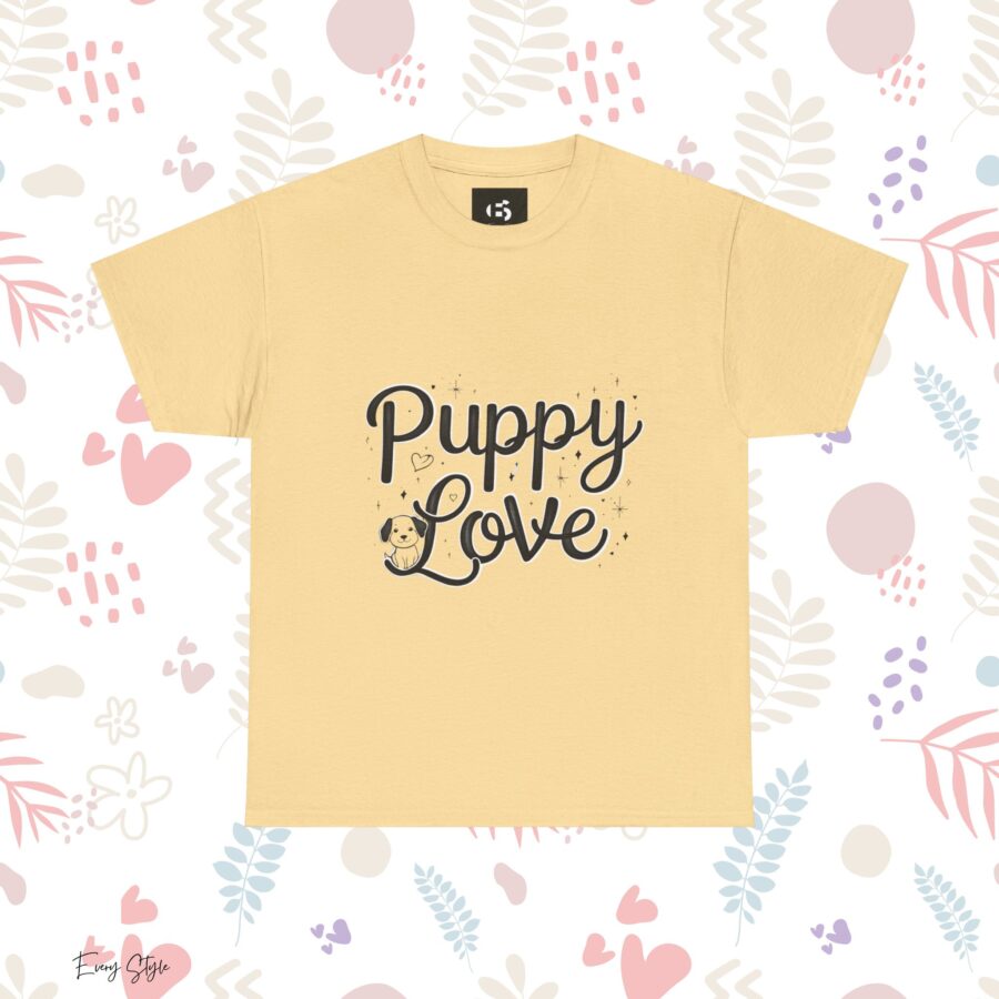 Puppy Love Unisex Heavy Cotton Tee - Perfect for Dog Lovers - Image 9