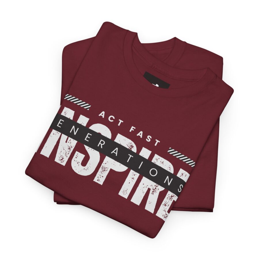 Inspire Unisex Softstyle T-Shirt, customized, personalized, men, unisex, tee, motivational, gift  for him, inspirational, positive vibe, cool, fashionable, gift for husband, sassy Unisex Heavy Cotton Tee - - Image 26