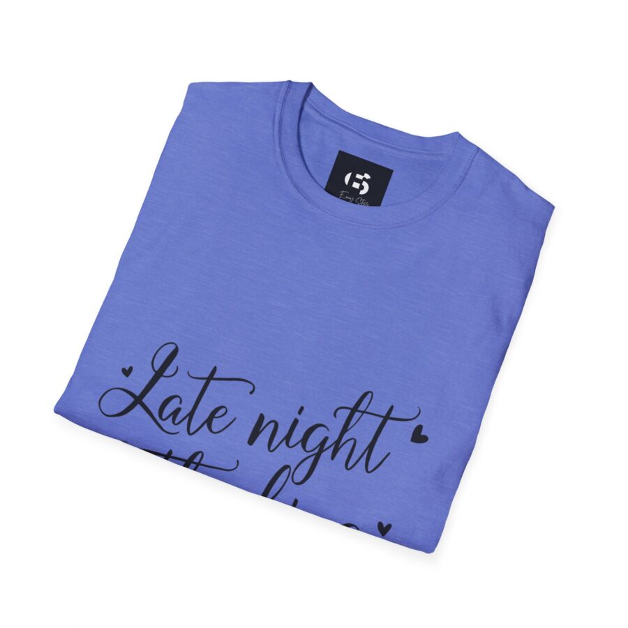 Late Night Thinking Unisex Softstyle T-Shirt - Cozy and Inspirational - Image 20