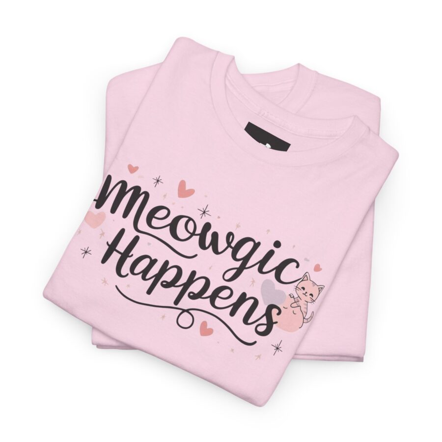 Meowing Unisex Heavy Cotton Tee,  cat, animal theme, tee, cat lover, funny, cute, gift for her, gift for cat lover, cat fan, cat vibe, animal lover, gift for girl,  nature lover - Image 22