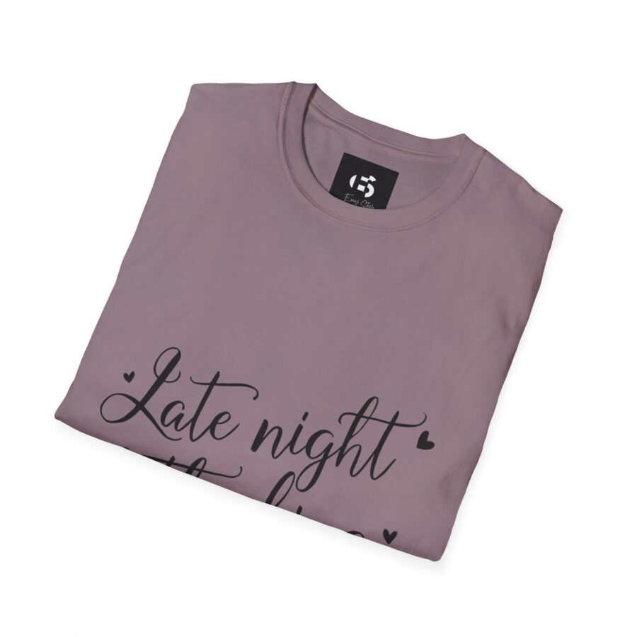 Late Night Thinking Unisex Softstyle T-Shirt - Cozy and Inspirational - Image 22