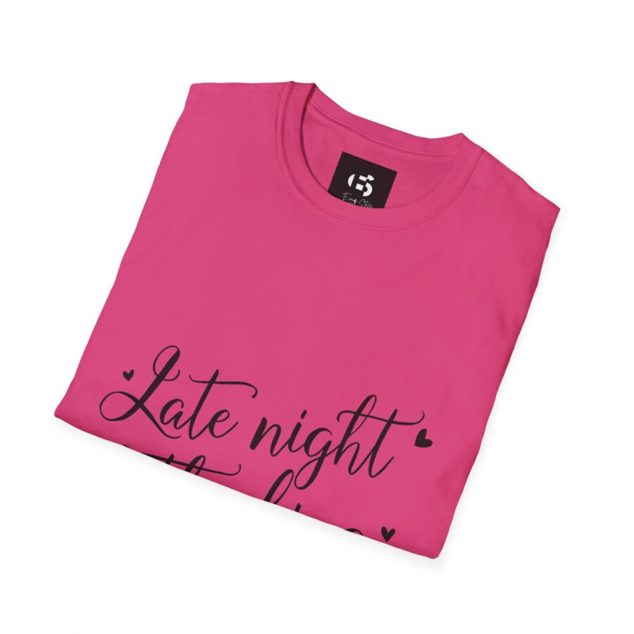 Late Night Thinking Unisex Softstyle T-Shirt - Cozy and Inspirational - Image 28