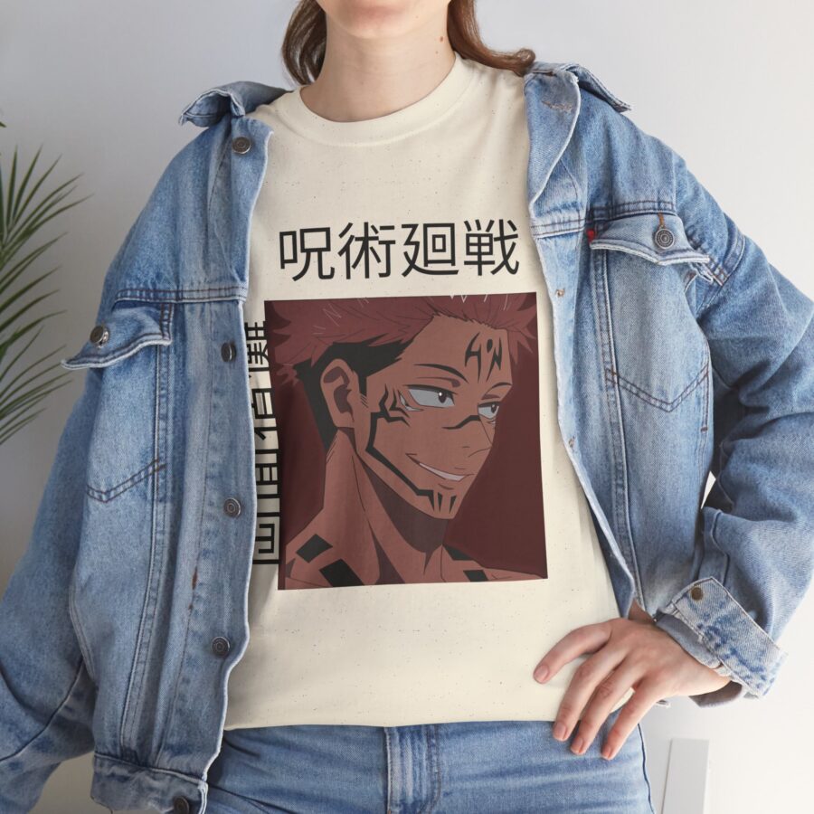 Cool Anime Graphic Tee for Fans – Unisex Heavy Cotton Shirt with Stylish Design - Image 10