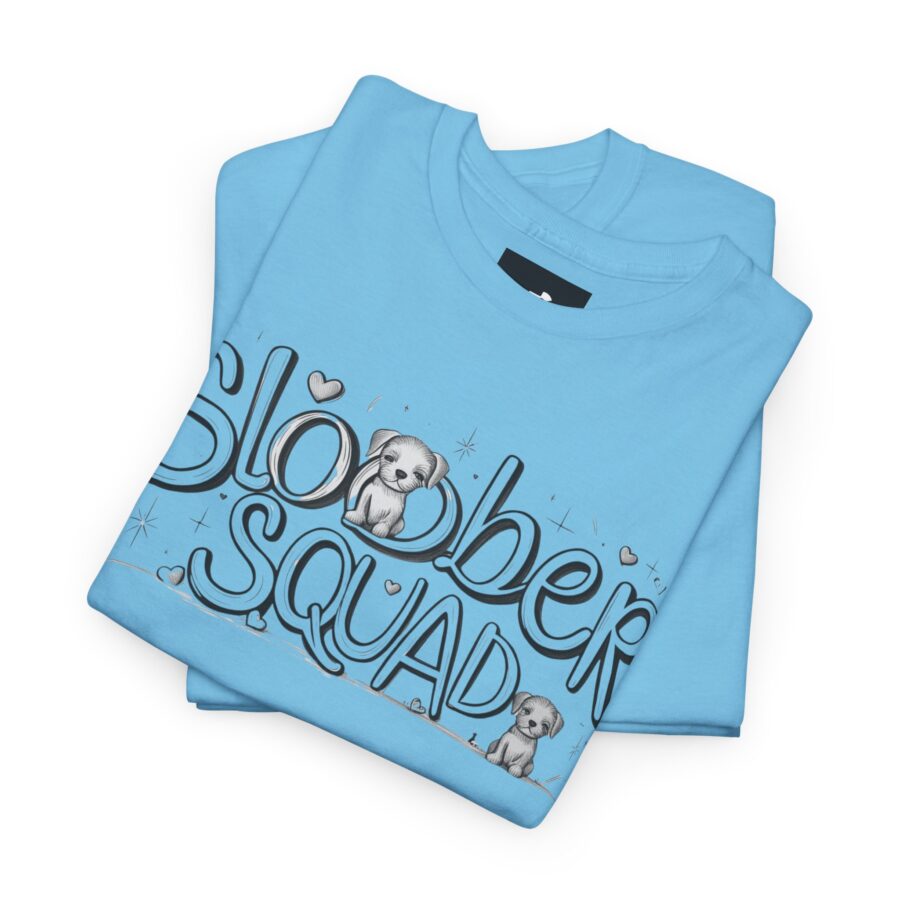 Slobber Squad Unisex Heavy Cotton Tee - Fun Pet Lovers T-Shirt - Image 12