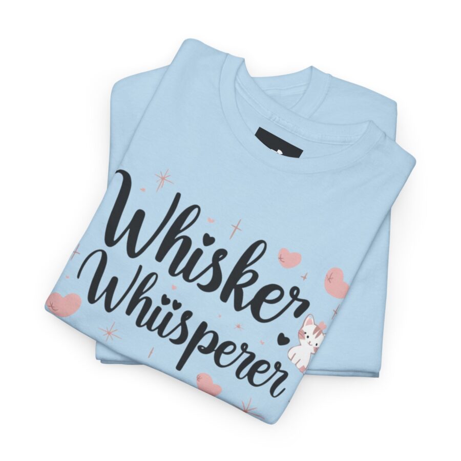 Whisker Whisperer Unisex Heavy Cotton Tee - Perfect for Cat Lovers - Image 20