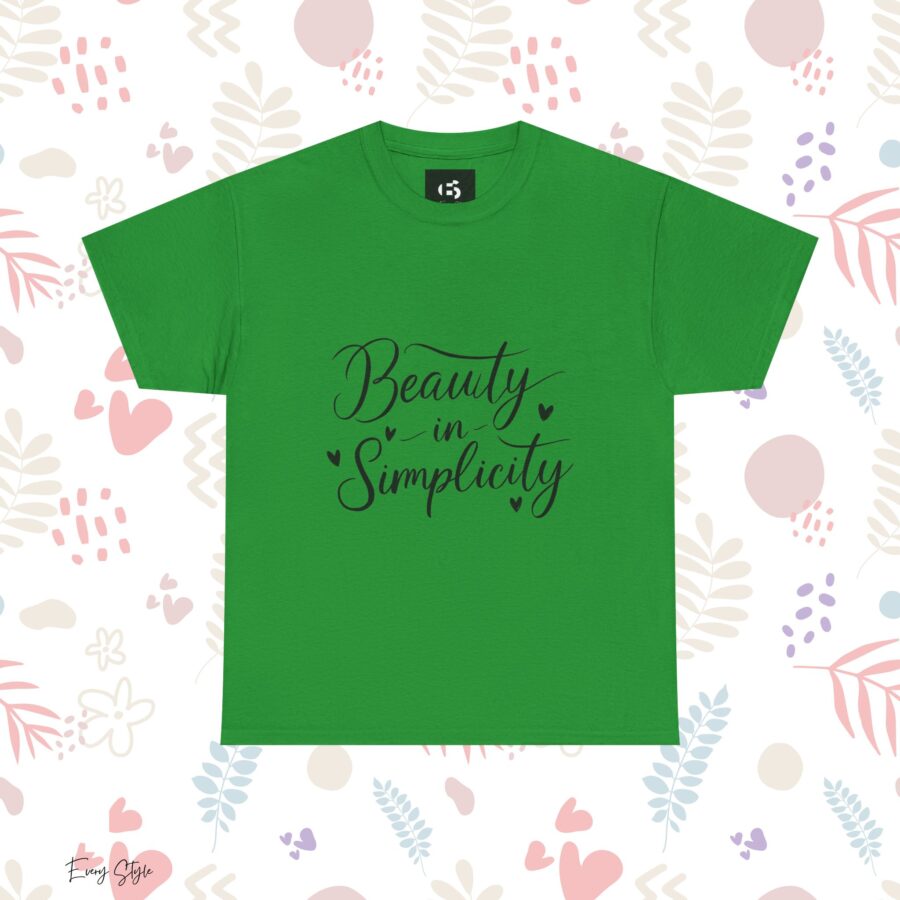 Beauty in Simplicity Unisex Heavy Cotton Tee - Image 16