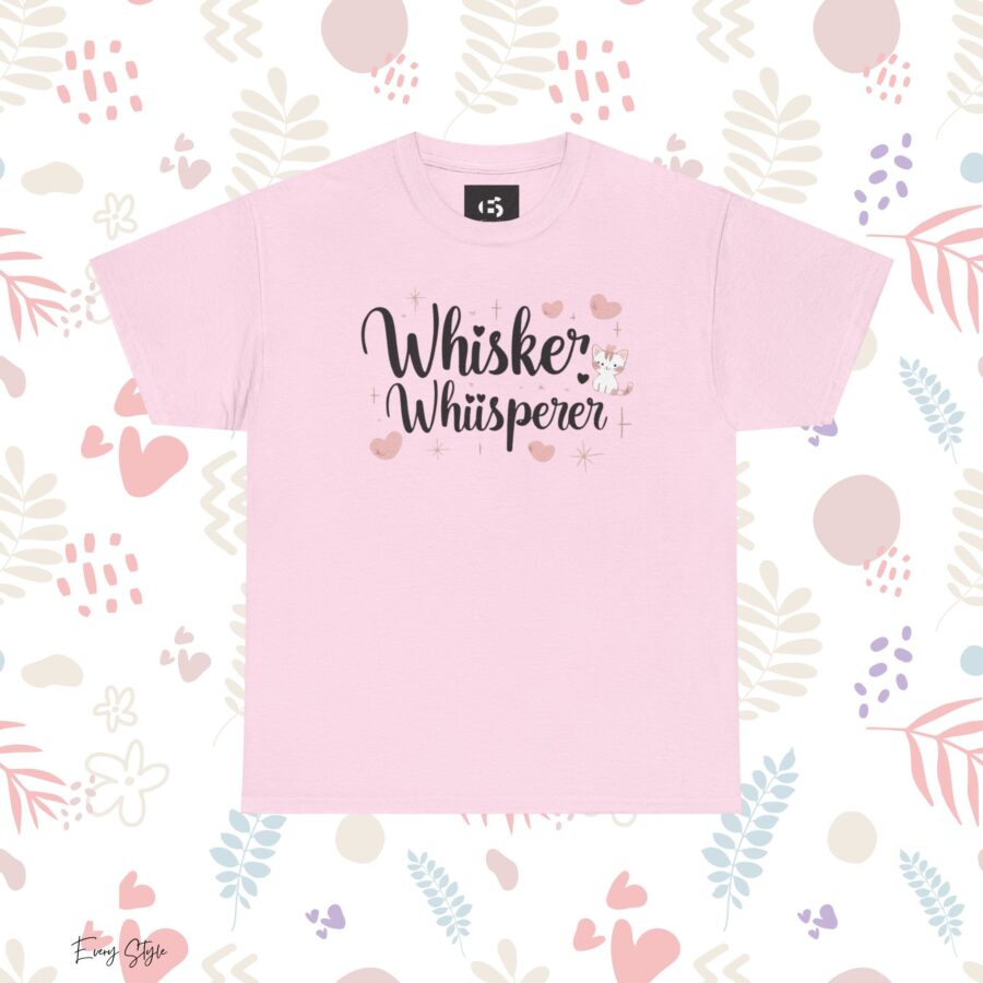 Whisker Whisperer Unisex Heavy Cotton Tee - Perfect for Cat Lovers - Image 23