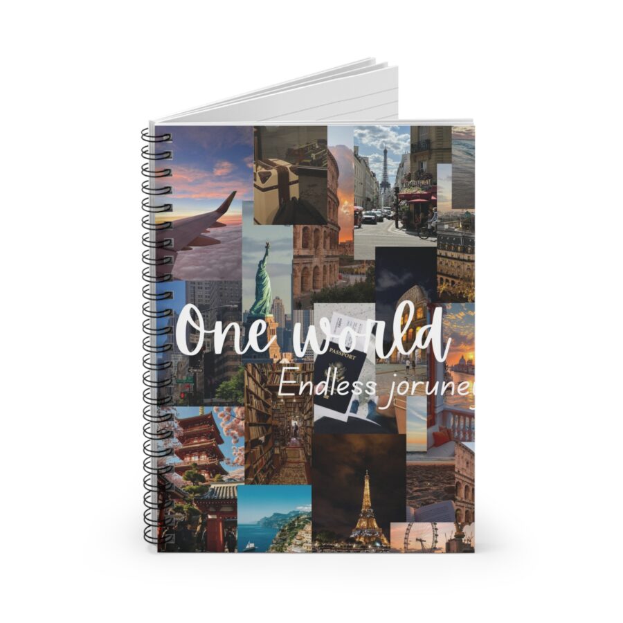 Endless Journey Spiral Notebook - Ruled Line