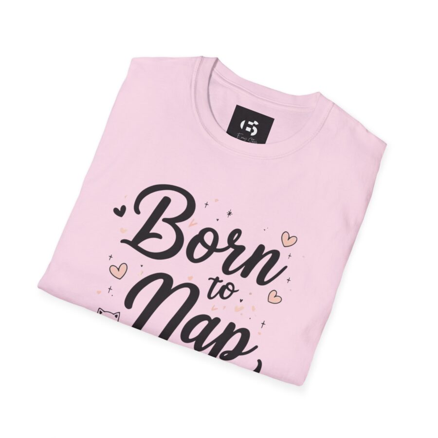 Born to Nap Unisex Softstyle T-Shirt – Comfy Shirt for Cat Lovers - Image 21