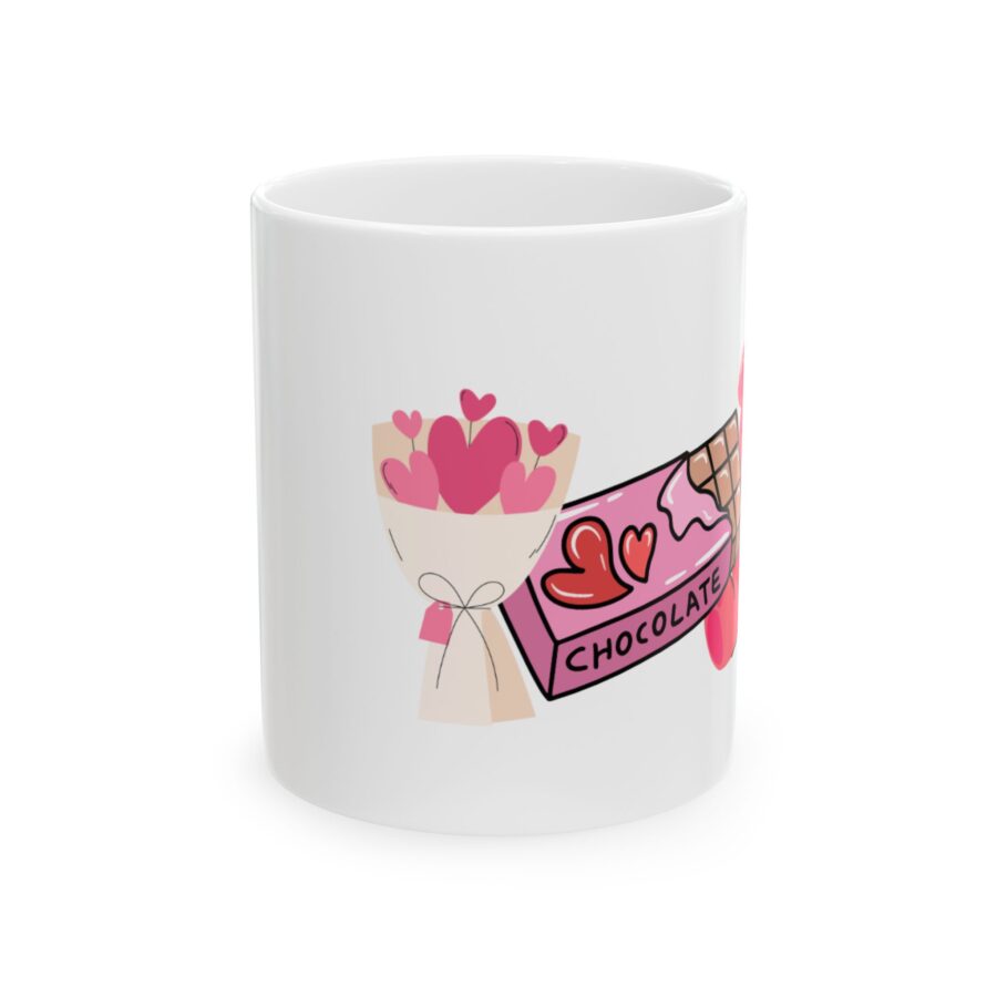 Chocolate - Valentine Day - Ceramic Mug, (11oz, 15oz) - Image 2