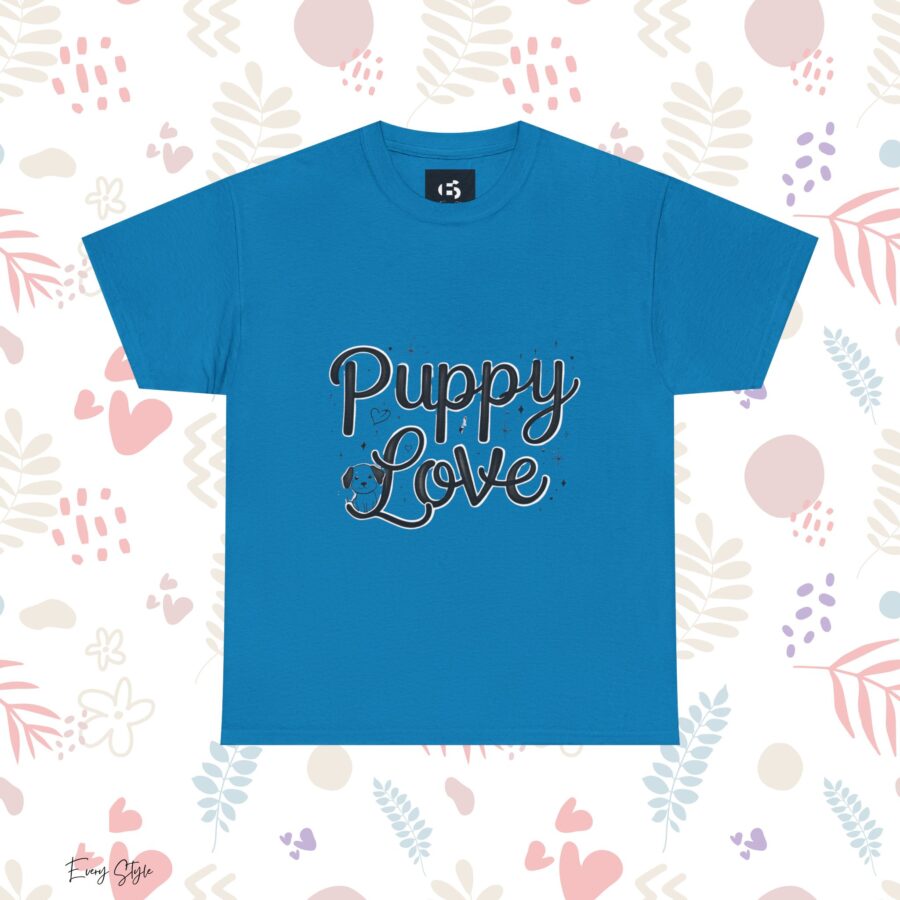 Puppy Love Unisex Heavy Cotton Tee - Perfect for Dog Lovers - Image 17