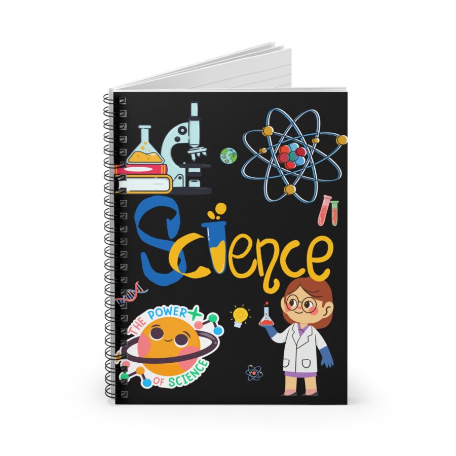 Fun Science Spiral Notebook - Ruled Line for Students & Educators