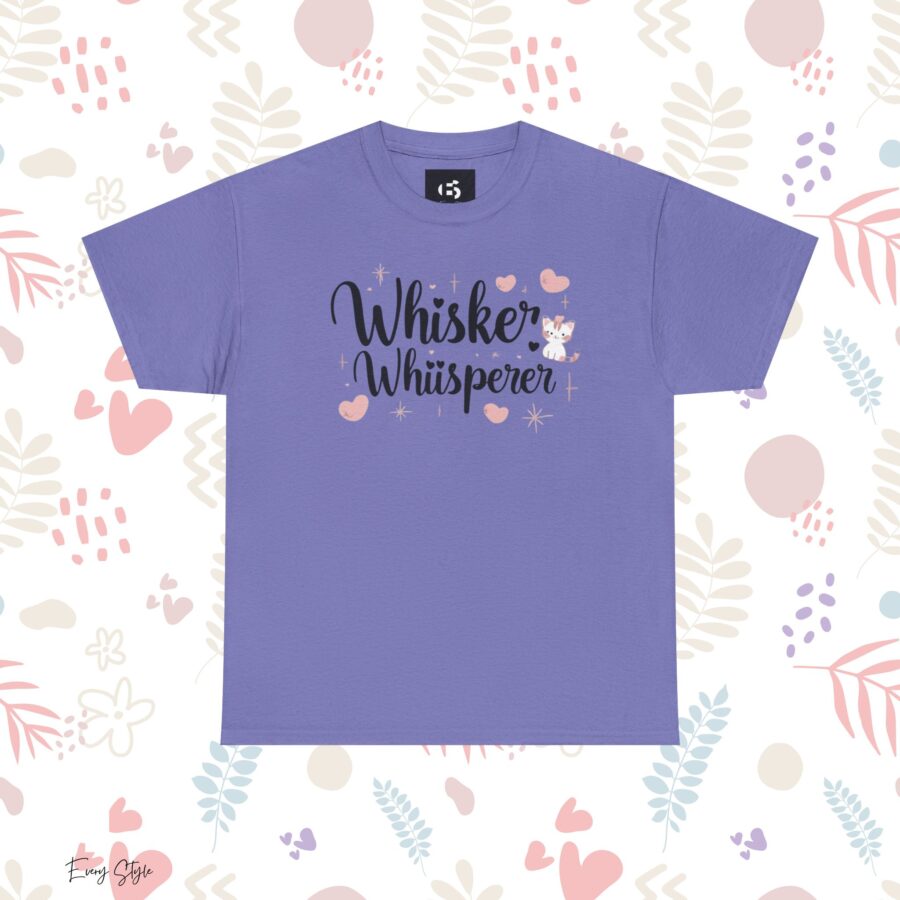 Whisker Whisperer Unisex Heavy Cotton Tee - Perfect for Cat Lovers - Image 21