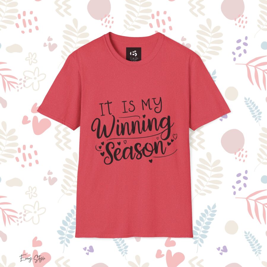 "It Is My Winning Season" Unisex Softstyle T-Shirt - Celebrate Your Victories! - Image 28