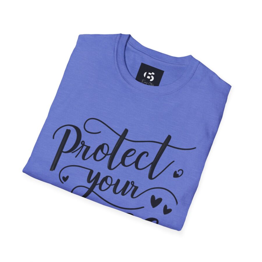 Protect Your Peace Unisex Softstyle T-Shirt - Comfortable Inspirational Tee for Mindfulness and Self-Care - Image 23