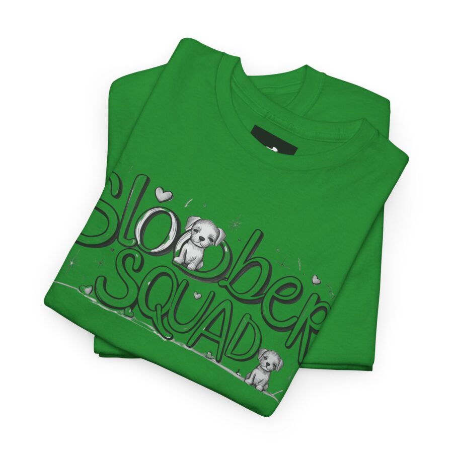 Slobber Squad Unisex Heavy Cotton Tee - Fun Pet Lovers T-Shirt - Image 10