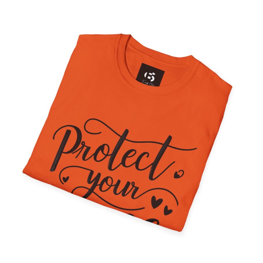 Protect Your Peace Unisex Softstyle T-Shirt - Comfortable Inspirational Tee for Mindfulness and Self-Care - Image 10