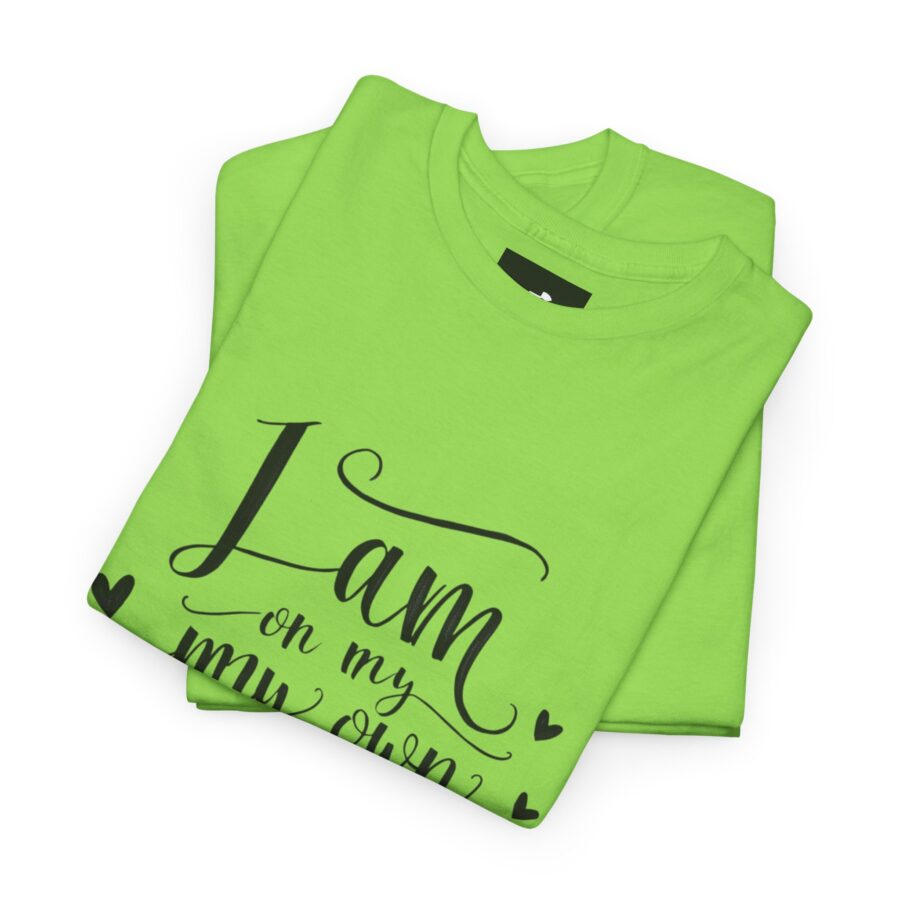 Inspirational Unisex Heavy Cotton Tee - 'I am on my own path' - Image 14