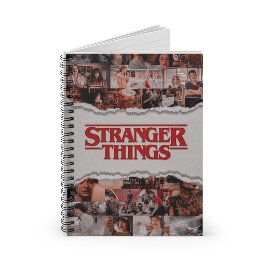 Stranger Things series Spiral Notebook - Ruled Line