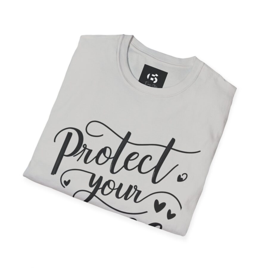 Protect Your Peace Unisex Softstyle T-Shirt - Comfortable Inspirational Tee for Mindfulness and Self-Care - Image 6