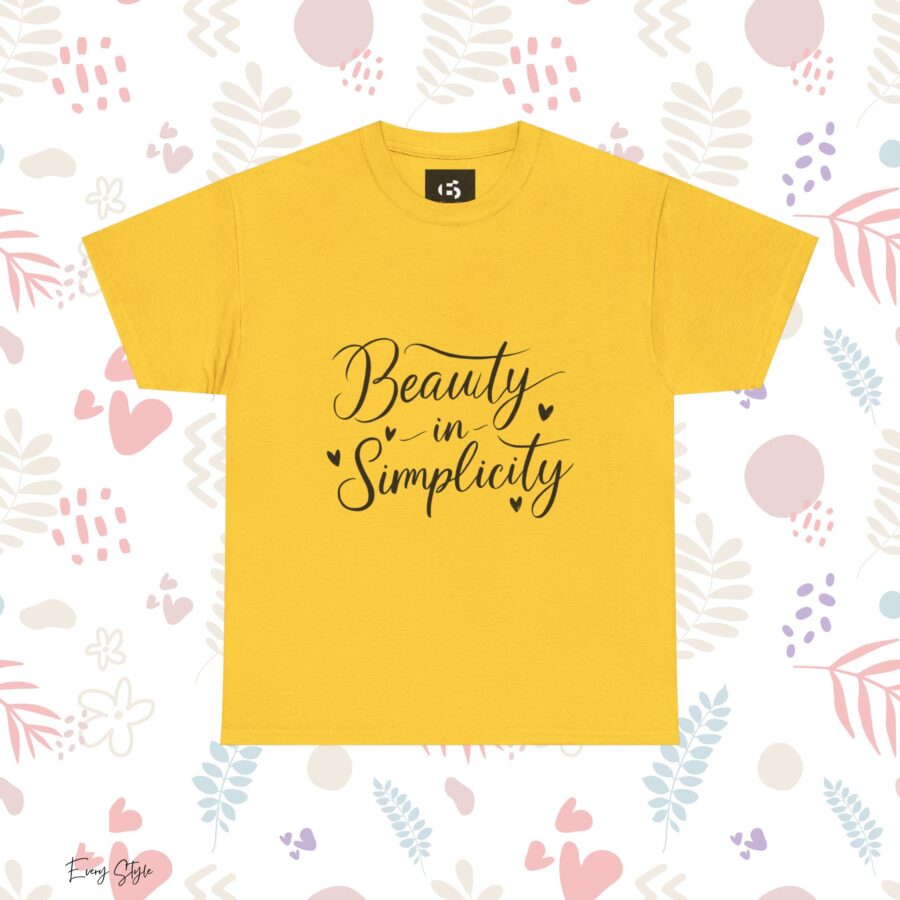 Beauty in Simplicity Unisex Heavy Cotton Tee - Image 10