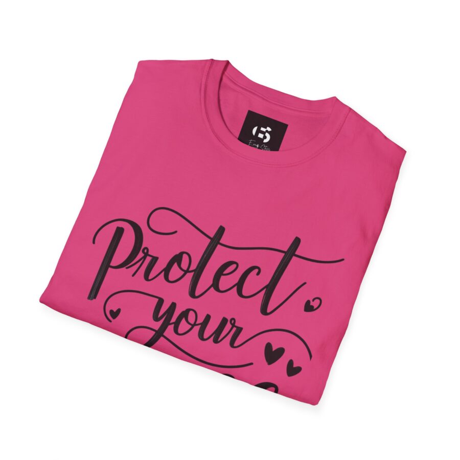 Protect Your Peace Unisex Softstyle T-Shirt - Comfortable Inspirational Tee for Mindfulness and Self-Care - Image 27