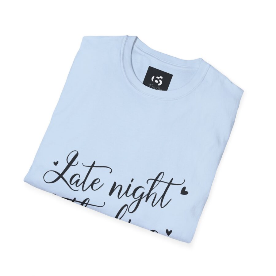 Late Night Thinking Unisex Softstyle T-Shirt - Cozy and Inspirational - Image 18