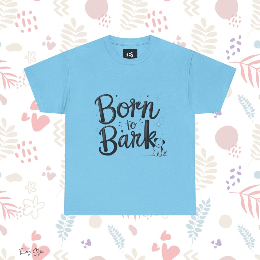 Born to Bark Unisex Heavy Cotton Tee - Perfect for Dog Lovers - Image 20